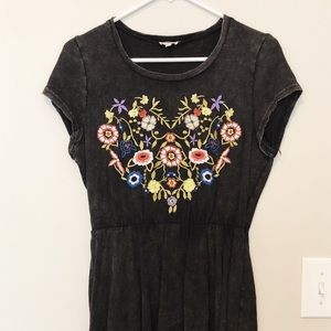 Gray cotton dress
